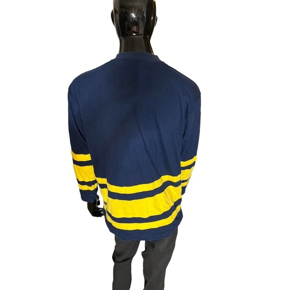 Vintage Team Baja University of Michigan Wolverines Hockey Style T-Shirt Large - Picture 4 of 6